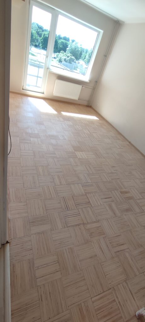 Lõpptulemus - valge pigmendiga õlitatud põrand